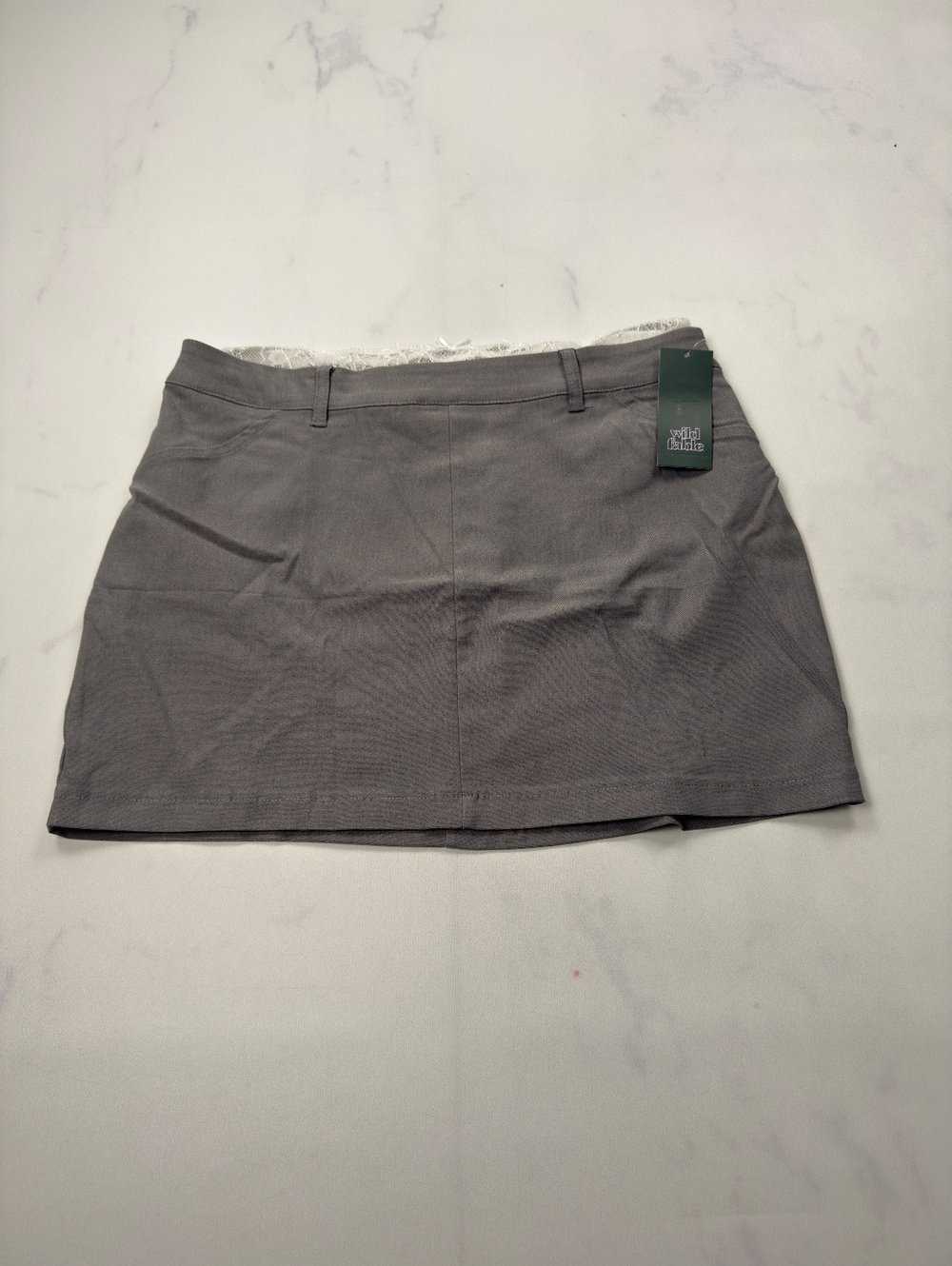 Wild Fable Skort Gray Modern Minimalist Functional - Womens M NWT